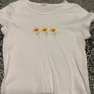 brandy melville flower top